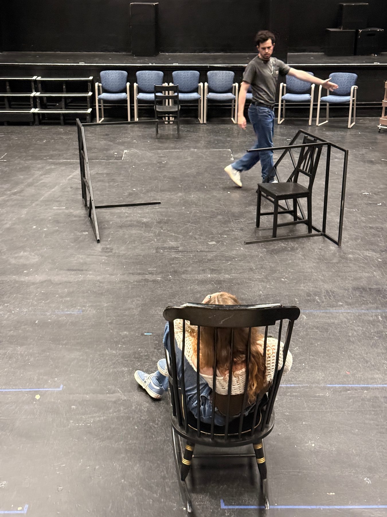 In rehearsal as a table