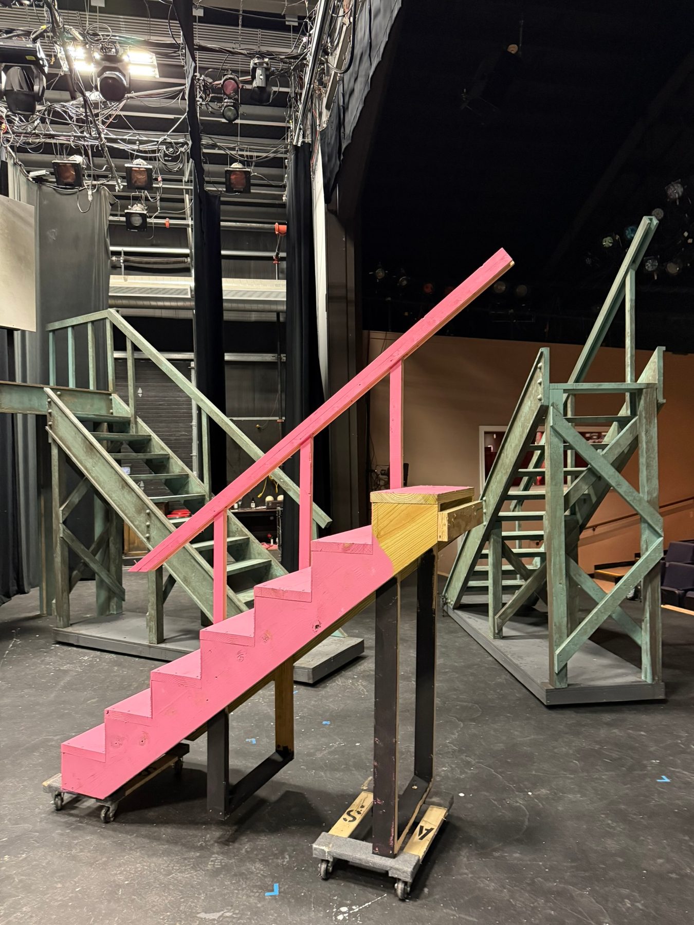 Stairs, painted